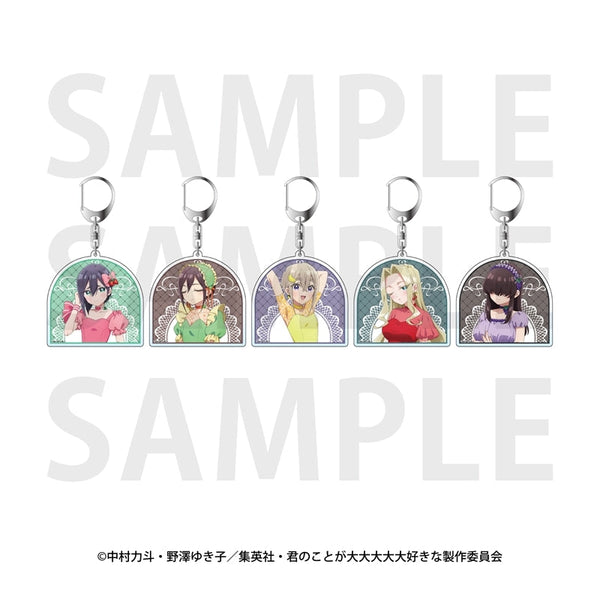 『君のことが大大大大大好きな100人の彼女』描き下ろしトレーディングホロアクリルキーホルダー(全5種)【BOX】