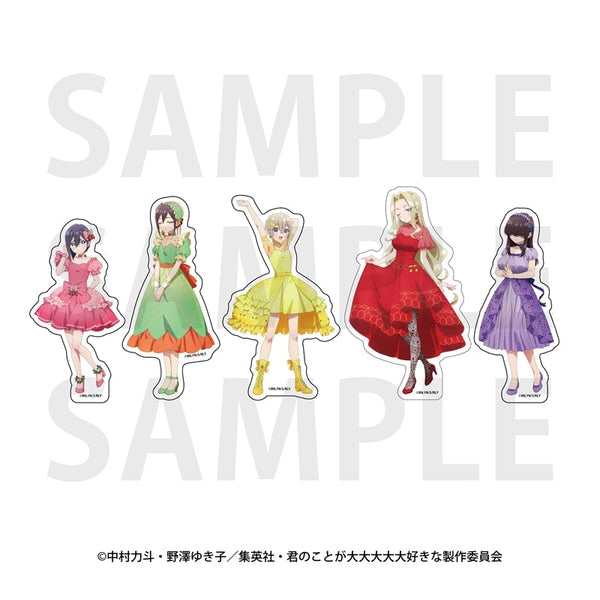 『君のことが大大大大大好きな100人の彼女』描き下ろしダイカットステッカーセット