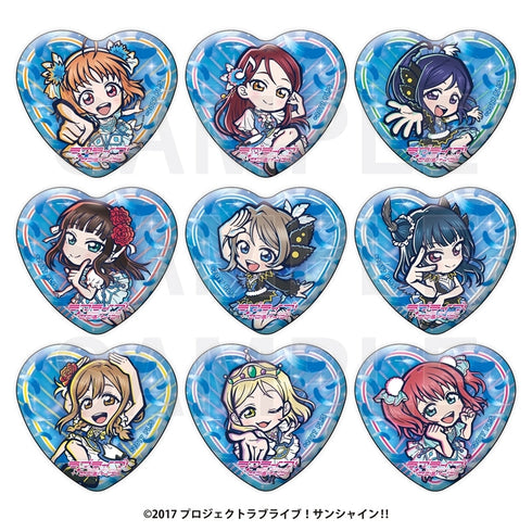『ラブライブ!サンシャイン!!』イートゥーントレーディングハート缶バッジ(全9種)【BOX】