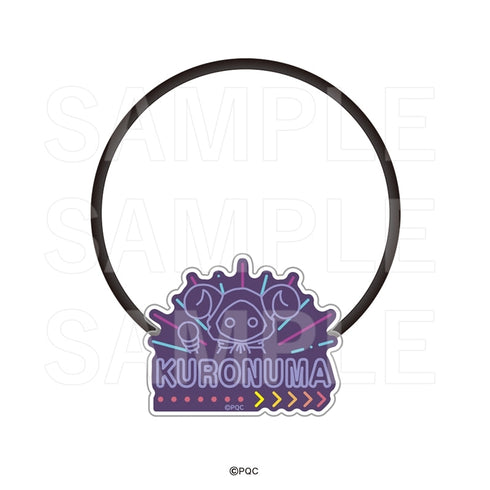 『ポンコツクエスト×E-DINER』アクリルヘアゴム クロヌマ