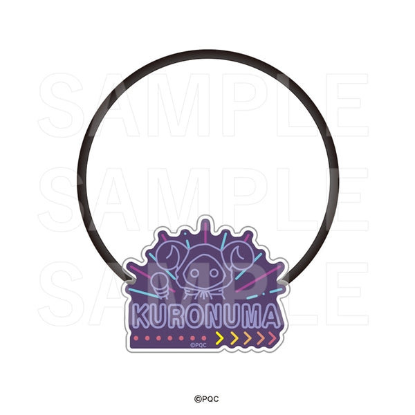 『ポンコツクエスト×E-DINER』アクリルヘアゴム クロヌマ