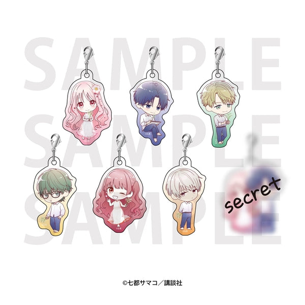 『花とくちづけ』トレーディングアクリルチャーム 全7種【BOX】