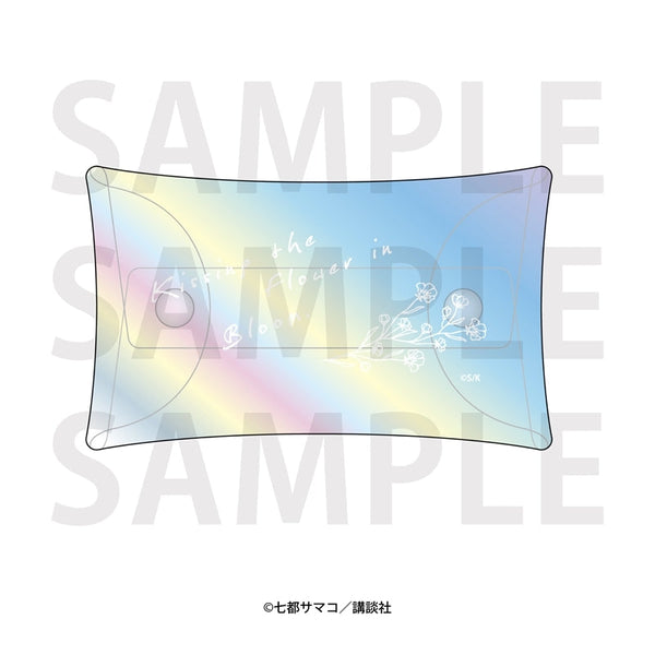 『花とくちづけ』カラビナ付きオーロラポーチ