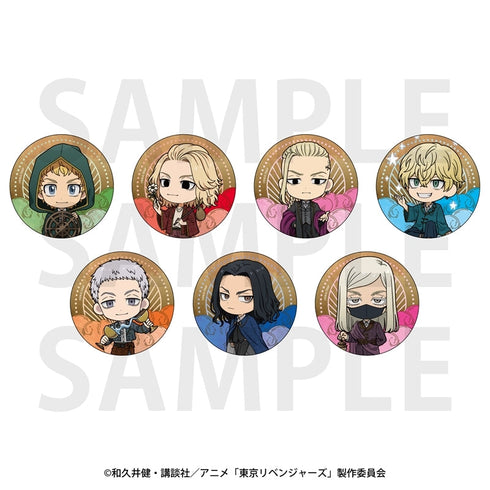 『東京リベンジャーズ』~アルカナ Collection~ 描き起こしミニキャラ トレーディングメタリック缶バッジ(全7種)【BOX】