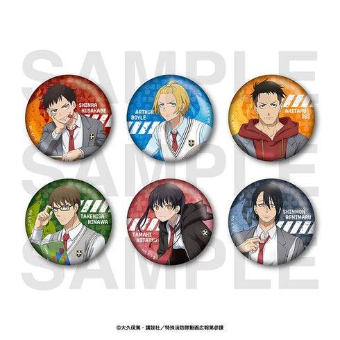『炎炎ノ消防隊 参ノ章』トレーディングメタリック缶バッジ(全6種)【BOX】