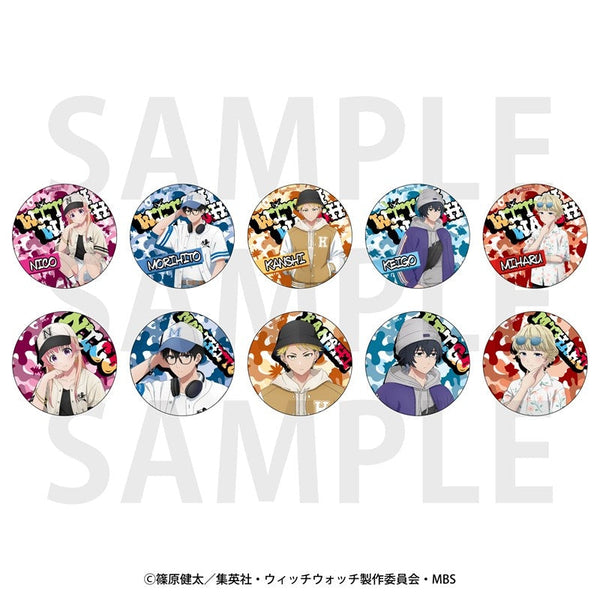 『ウィッチウォッチ』トレーディングメタリック缶バッジ 描き下ろし ストリートスタイル!(全10種)【BOX】