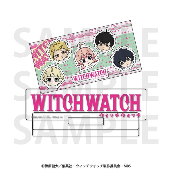 『ウィッチウォッチ』ロゴアクリルブロック&ステッカーセット