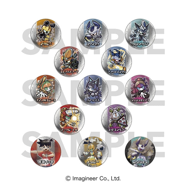 『メダロット』トレーディングメタリック缶バッジ(全13種)【BOX】