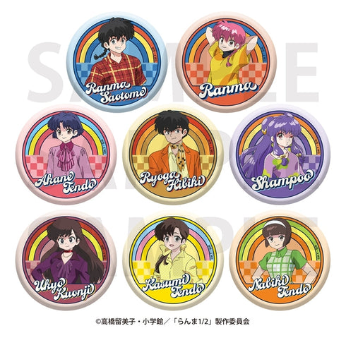 『らんま1/2』トレーディングメタリック缶バッジ「アメリカンレトロ」(全8種)【BOX】