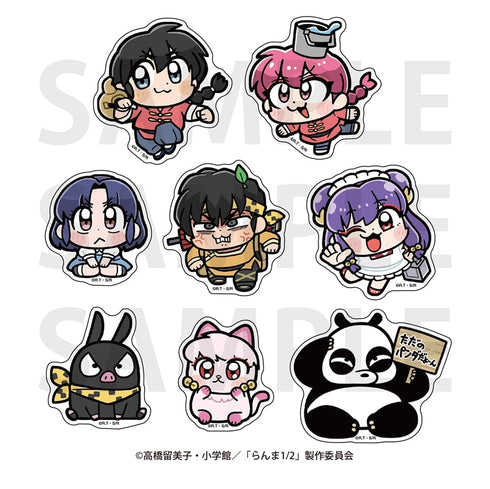 『らんま1/2×大川ぶくぶ』ダイカットステッカーセット