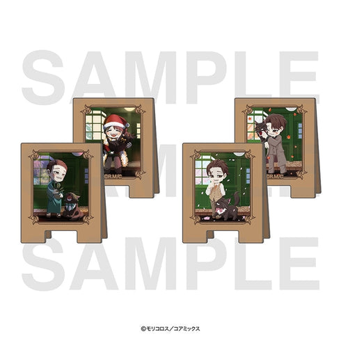 『猫と紳士のティールーム』木製カードスタンドセット(2個入り)