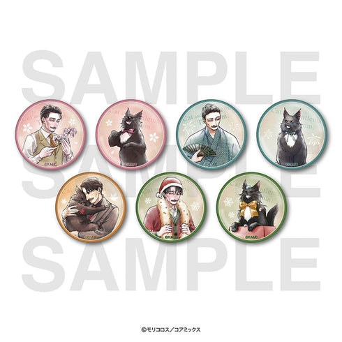 『猫と紳士のティールーム』トレーディング缶バッジ_全7種【BOX】