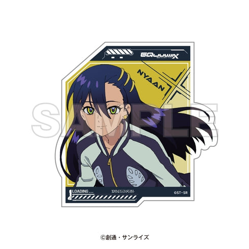 『機動戦士GundamGQuuuuuuX × 東急歌舞伎町タワー CLIMAX COLLABORATION』ダイカットクリアステッカーセット