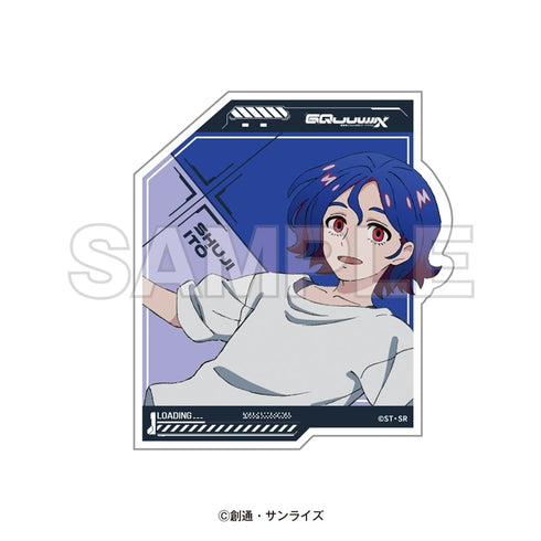 『機動戦士GundamGQuuuuuuX × 東急歌舞伎町タワー CLIMAX COLLABORATION』ダイカットクリアステッカーセット