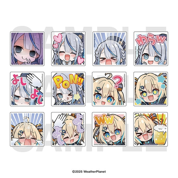 『WeatherPlanet』スタンプダイカットステッカーセット