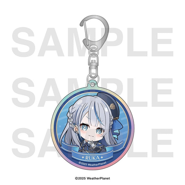 『WeatherPlanet』ドヤ顔ホロアクリルキーホルダー 雨海ルカ