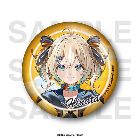 『WeatherPlanet』メタリック缶バッジセット