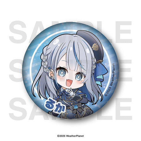 『WeatherPlanet』メタリック缶バッジセット