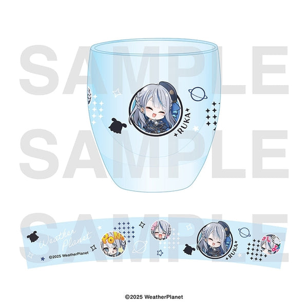 『WeatherPlanet』雨海ルカ ガラスおちょこ