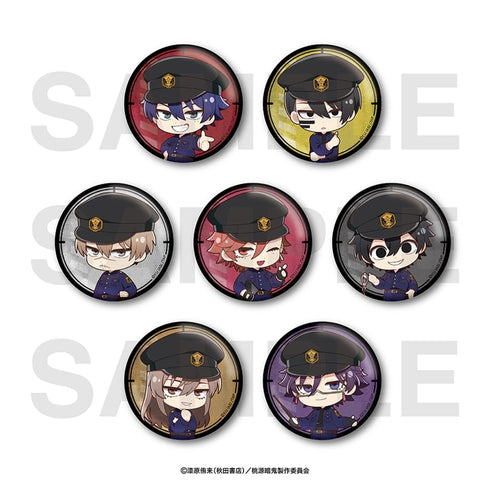 『桃源暗鬼』~police~ トレーディングデフォルメ缶バッジ(全7種)【BOX】