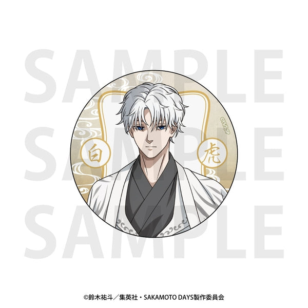 『SAKAMOTO DAYS』メタリック缶バッジ 描き下ろし等身「五神」X(スラー)
