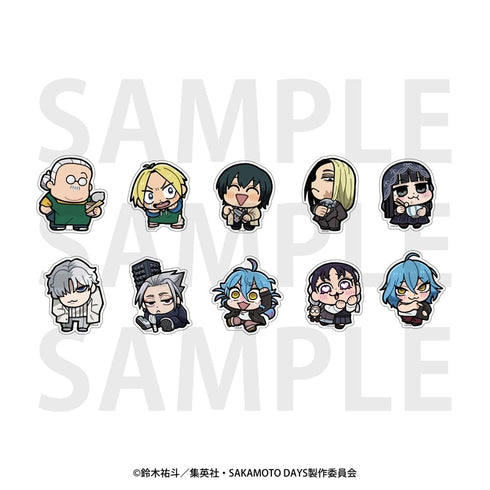 『SAKAMOTO DAYS×大川ぶくぶ』ダイカットステッカーセット