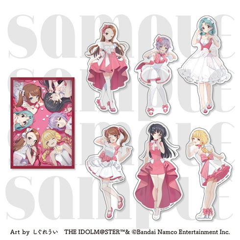 『アイドルマスターシリーズ×しぐれうい』ダイカットステッカーセット