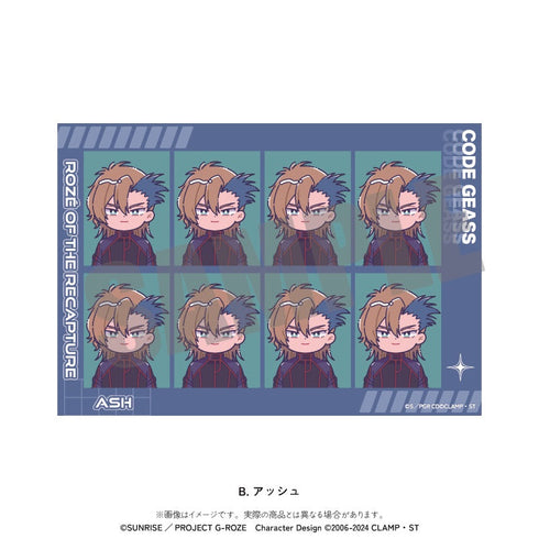 『コードギアス 奪還のロゼ』にゅーとろ 証明写真風ステッカー B アッシュ・フェニックス