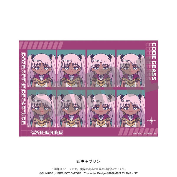 『コードギアス 奪還のロゼ』にゅーとろ 証明写真風ステッカー E キャサリン・サバスラ