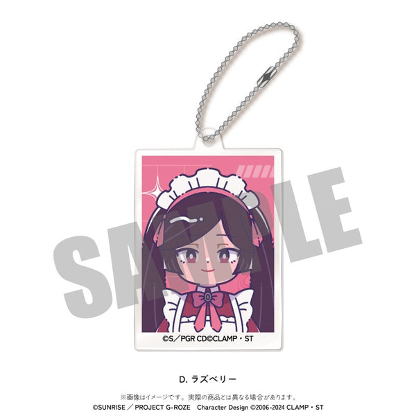『コードギアス 奪還のロゼ』にゅーとろ 証明写真風キーホルダー D ラズベリー