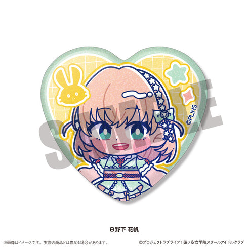 『ラブライブ!蓮ノ空女学院スクールアイドルクラブ』にゅーとろ ハート型缶バッジ【BOX】