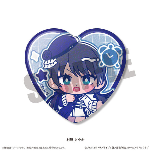 『ラブライブ!蓮ノ空女学院スクールアイドルクラブ』にゅーとろ ハート型缶バッジ【BOX】