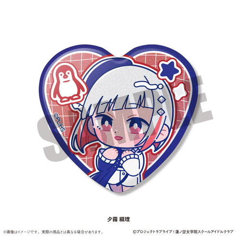 『ラブライブ!蓮ノ空女学院スクールアイドルクラブ』にゅーとろ ハート型缶バッジ【BOX】