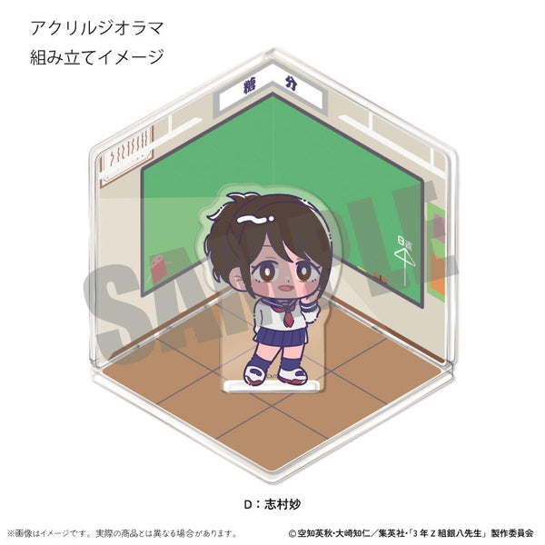 『3年Z組銀八先生』アクリルジオラマ にゅーとろ 第1弾 D 志村妙