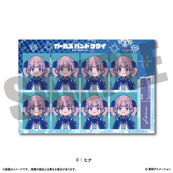『ガールズバンドクライ』証明写真風ステッカーVol.1 F ヒナ