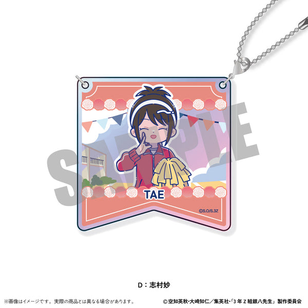 『3年Z組銀八先生』オーロラアクリルキーホルダー にゅーとろ 第2弾 D 志村妙