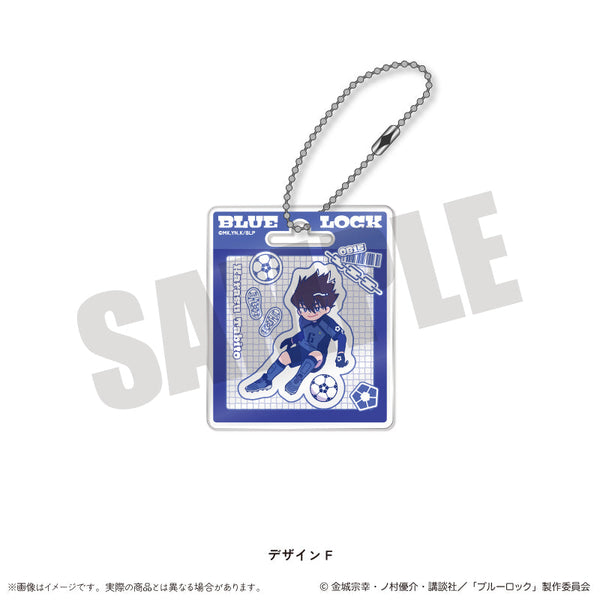 『ブルーロック』アクリルキーホルダー にゅーとろ 第1弾 F 烏旅人
