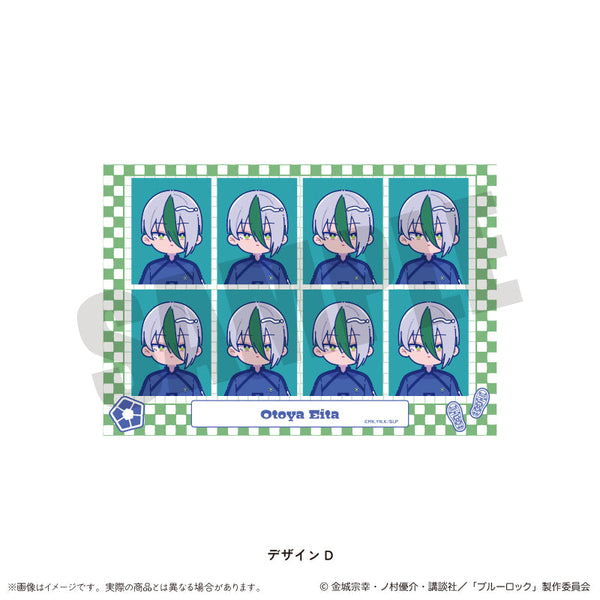 『ブルーロック』証明写真風ステッカー にゅーとろ 第1弾 E 乙夜影汰