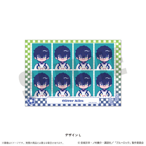 『ブルーロック』証明写真風ステッカー にゅーとろ 第1弾 L オリヴァ・愛空
