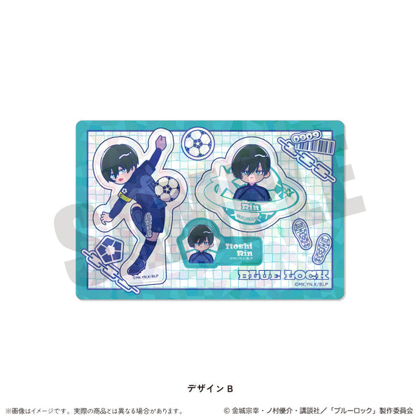 『ブルーロック』ホログラムステッカーシート にゅーとろ 第1弾 B 糸師凛
