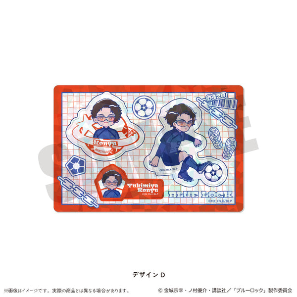 『ブルーロック』ホログラムステッカーシート にゅーとろ 第1弾 D 雪宮剣優