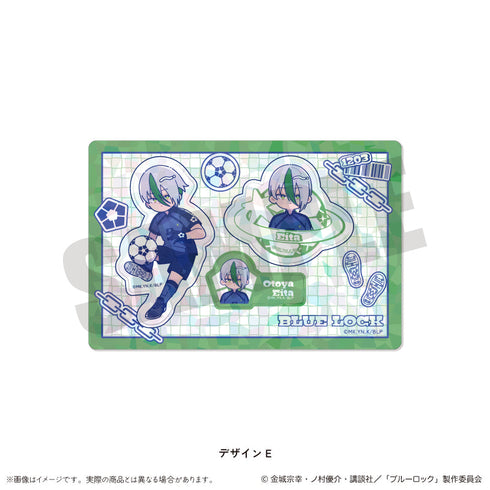 『ブルーロック』ホログラムステッカーシート にゅーとろ 第1弾 E 乙夜影汰