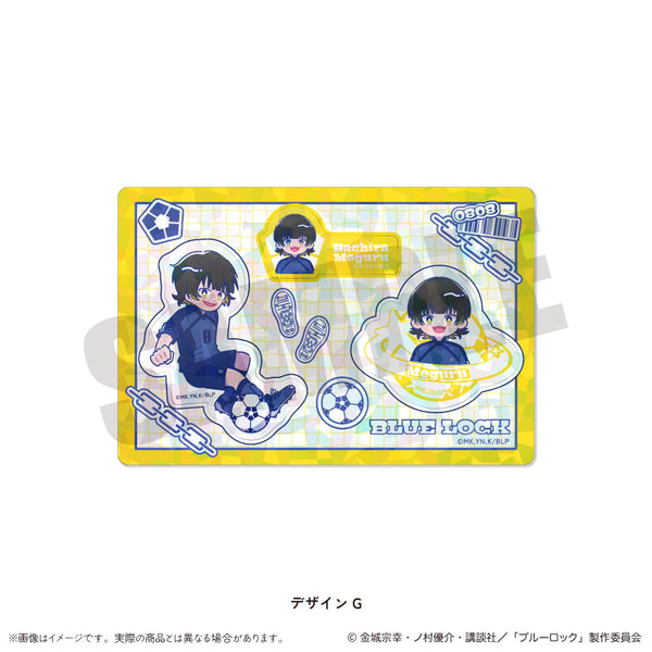 『ブルーロック』ホログラムステッカーシート にゅーとろ 第1弾 G 蜂楽廻