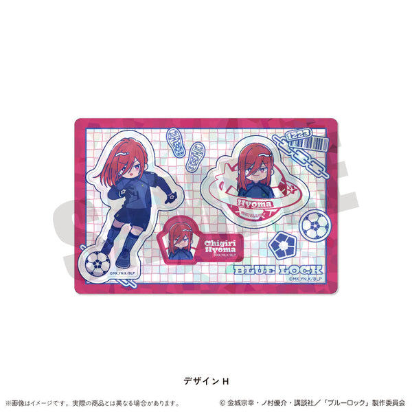 『ブルーロック』ホログラムステッカーシート にゅーとろ 第1弾 H 千切豹馬