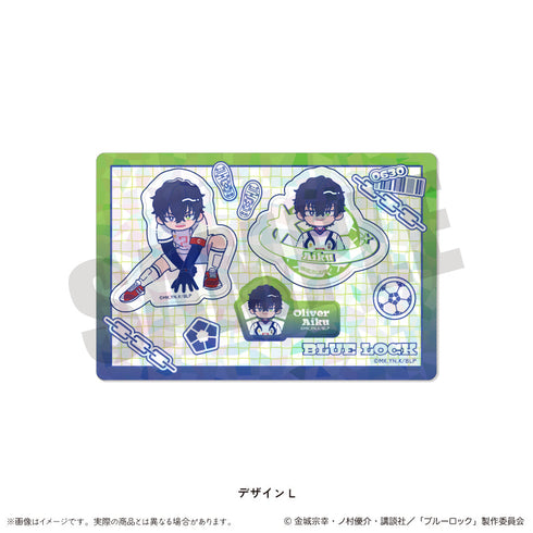 『ブルーロック』ホログラムステッカーシート にゅーとろ 第1弾 L オリヴァ・愛空