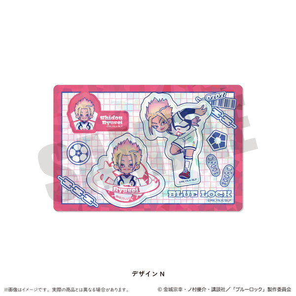 『ブルーロック』ホログラムステッカーシート にゅーとろ 第1弾 N 士道龍聖