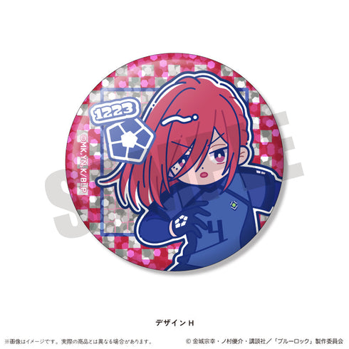 『ブルーロック』トレーディングホログラム缶バッジ にゅーとろ 第1弾【BOX】