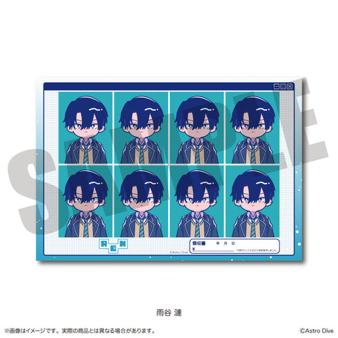 『Astro Dive』証明写真風ステッカー にゅーとろ 第1弾 A 雨谷漣