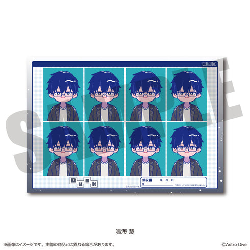 『Astro Dive』証明写真風ステッカー にゅーとろ 第1弾 E 鳴海慧