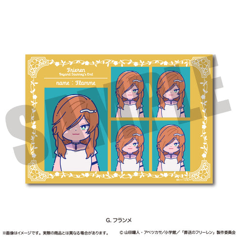 『葬送のフリーレン』証明写真風ステッカー にゅーとろ 第1弾 G フランメ